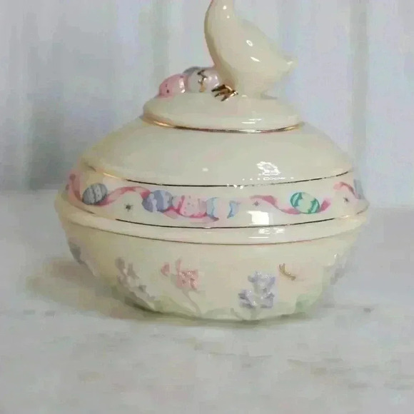 The Springtime Goose Easter Egg Lenox  2003 Limited Edition Porcelain - Picture 5 of 11